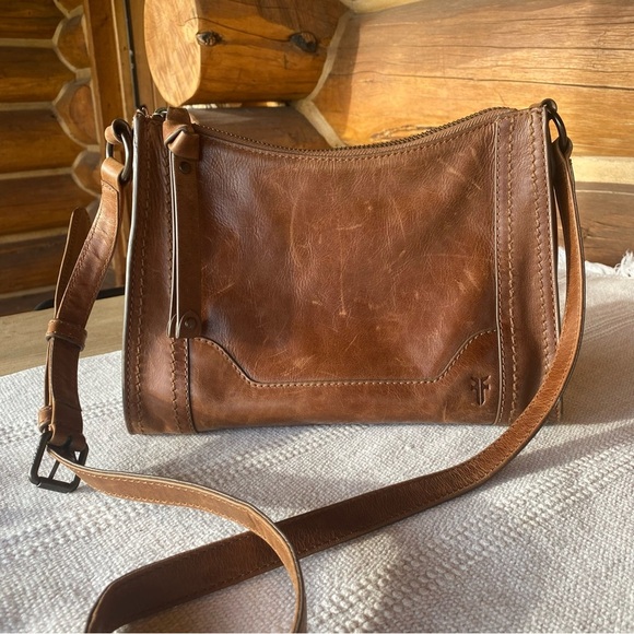FRYE Melissa Antique Leather Zip Crossbody Bag - Picture 2 of 12